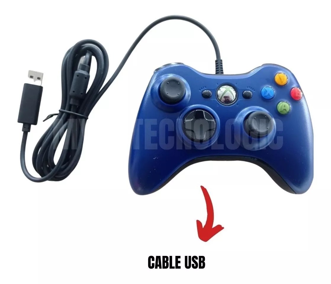 Control Para Xbox 360 Y Pc Windows Usb (6)